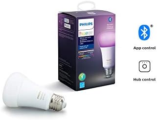 Philips Hue White and Color Ambiance A19 smart Led – žarulja je kompatibilna s Bluetooth i Zigbee (Hue Hub Dodatno),