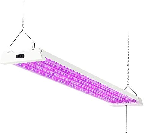 Sunco Rasvjeta LED žarulje za uzgoj 4 ft Punog Spektra za sobno bilje 80 W, Izgrađen viseći svijećnjak, plug-in