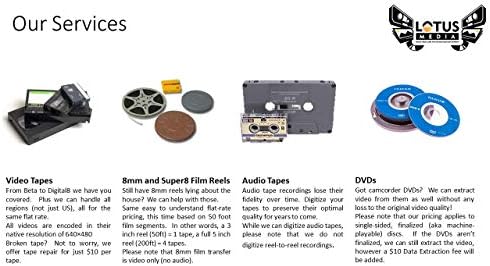 usluga digitalizacije i prijenosa filmova 8 mm i Супер8 u digitalni format MP4 od Lotus Media