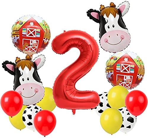 Baloni za Krave za uzgoj Životinja Ukras za Stranke na 2. Rođendan Krava s po cijeloj površini za Скотного Dvorišta