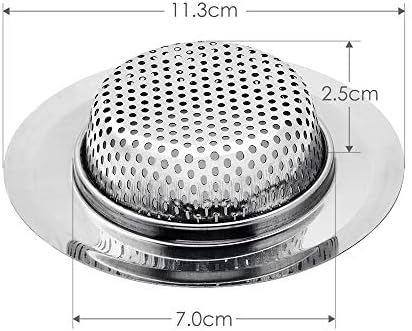 Filter za sudopera, Catcher pražnjenje Košara (2 pakiranja)-Promjer 4,5 cm, Širok obod, Čep Za uklanjanje sudoperi