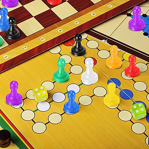 Multi-boji Društvene Igre Uključuju 24 Šarene Plastične Пешечные Šah komada i 2 Plastične 6-Third-party Igre