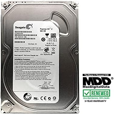 MDD MAXDIGITALDATA - ST3500414CS 500 GB 5900 O/min, 16 MB Cache, SATA 3,0 Gb / s, 3,5-inčni Hard disk za video