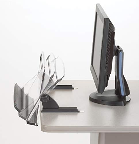 Podesivi držač za kopiranje dokumenata 3 M, Na jednoj liniji s monitorom, Minimizer pokret glave i vrata, Kapacitet