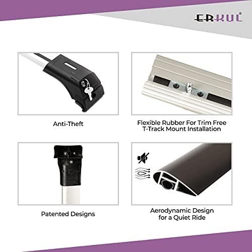 Prečke prtljažnika na krovu ERKUL za Buick Encore 2013-2020 | Aluminijski Sigurne Prtljage prečke na krovu Instalirane