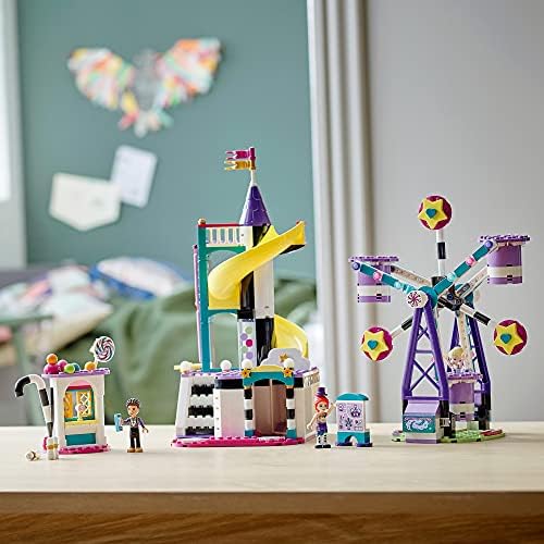 Dizajner LEGO Friends Magic Wheel i Slajd 41689 za Dječjeg Zabavnog parka s 3 Mini-lutke; Novo 2021 (545 komada)