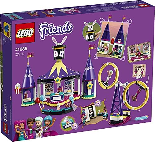 Dizajner LEGO Friends Magic Funfair Roller coaster 41685; Set za igre za djecu koja vole Igračke u restoranu tematskog parka; Novo 2021 (974 kom.)