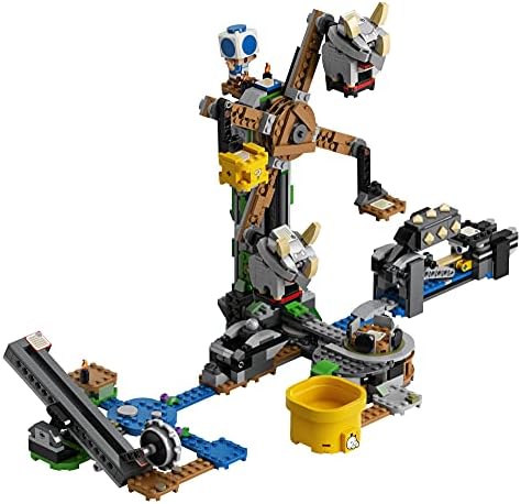 Set za proširenje LEGO Super Mario Reznor Obaranje 71390 Construction Set, Set prikupljanja igračaka za djecu;