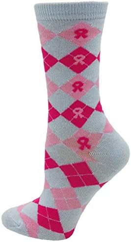 12 Pari ženskih Čarapa za informiranje o raku dojke, Bulk pakiranje mekog sportskih čarapa s Ružičastim vrpcom