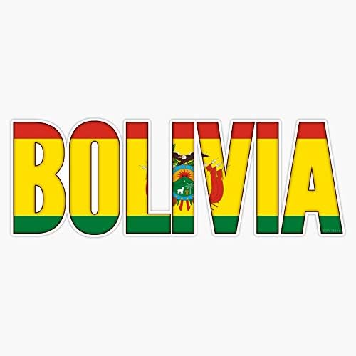 Naljepnica sa Zastavom Boliviji Vinil naljepnica-Naljepnica 5
