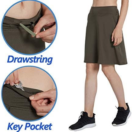 HonourSex Ženske suknje do koljena Uzročno-istražne Kratke hlače s džepovima Suknje za golf duži dužine