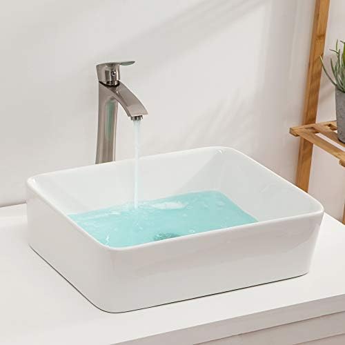 Pravokutni Umivaonici za umivaonik - Lordear 19x15 Lavabo za kupatilo Pravokutni Moderna umivaonik za kupaonicu
