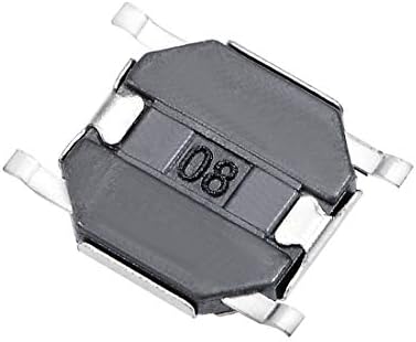 uxcell 30ШТ 5x5x1, 5 mm Instant uređaja za površinsku montažu tiskanih ploča Nosač SMT 4-pinski tipku dodirni prekidač takt SPST