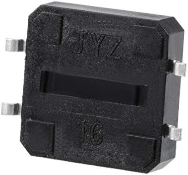 uxcell 12x12x9 mm Trenutna Poklopac Uređaja za površinsku montažu na tiskanu pločicu SMT Nosač 4-pinski Tipku