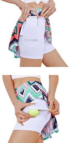 Ženska sportska плиссированная suknja za golf Cityoung s džepovima za kratke hlače, Kratke hlače za trčanje, Tenis kratke hlače za trening