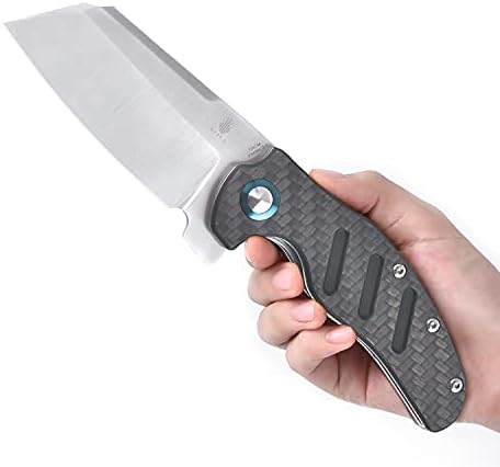 Noževi Kizer Ovčar XL C01C Nož sa stegom za G10 i Ručkama od karbonskih vlakana Materijal EDC Nož na Sklapanje