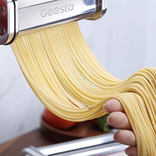 Set alata za tjesteninu za sve миксеров KitchenAid, uključujući Valjak za tjesteninu, Rezač za špagete, Rezač za Фетучини od Geesta
