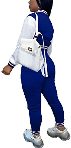Ženska odjeća iz 2 predmeta Svakodnevne sportske kostime za Baseball sportska jakna dugih rukava Skraćeni vrhovima