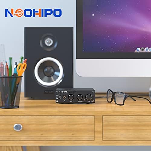 【2021 Najnoviji】NEOHIPO A4 Mini Stereo Gaming Pojačalo DAC i Pojačalo za Slušalice 24-Bitni/192 khz USB/Optički/Koaksijalni