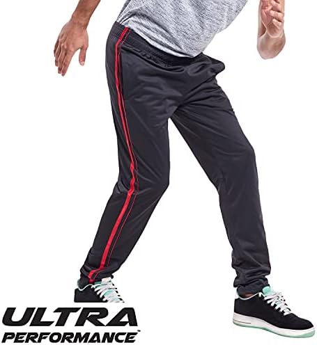 Kit Ultra Performance od 3 sport tehničkih muških джоггеров, Sportske hlače za muškarce s džepovima na munje