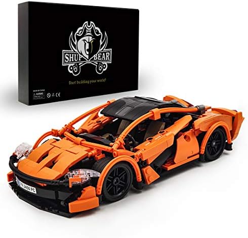 Skup trkaćih automobila ShupBear Creator Orange Speed of Champions,Naplativa model za odrasle,blok 708 kom.
