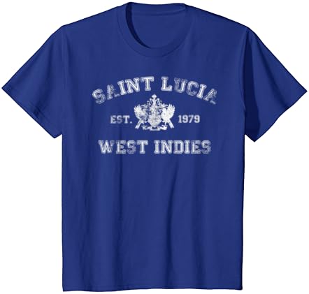 Бедствующая St. Lucia (Sveta Lucija) Zapadna Indija патриотическая t-shirt