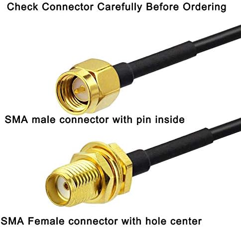 33 stope(10 m) SMA od muškaraca i žena SMA za pričvršćivanje na pregrade Produžni kabel Antene za Gateway rutera