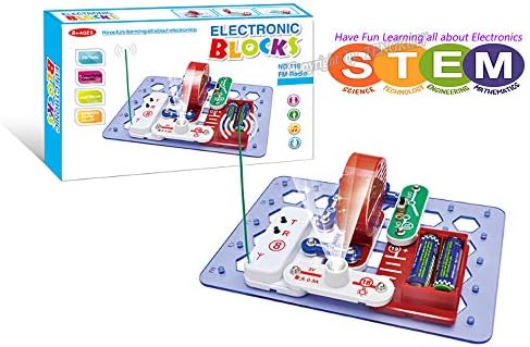 Kit za istraživanje električne elektronike za djecu od 8 godina i stariji (FM radio i slušalice)