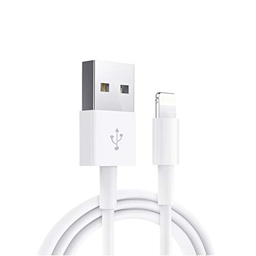 Kabel za punjenje/punjač za Apple iPhone/iPad Lightning USB kabel[Certificiran od strane Apple MFi] Kompatibilan sa iPhone 11/ X/8/7/6s/6/plus/5s/5c/SE,iPad Pro/Air/Mini,iPod Touch(bijela 1 M/3,3 ft) Original certifikat