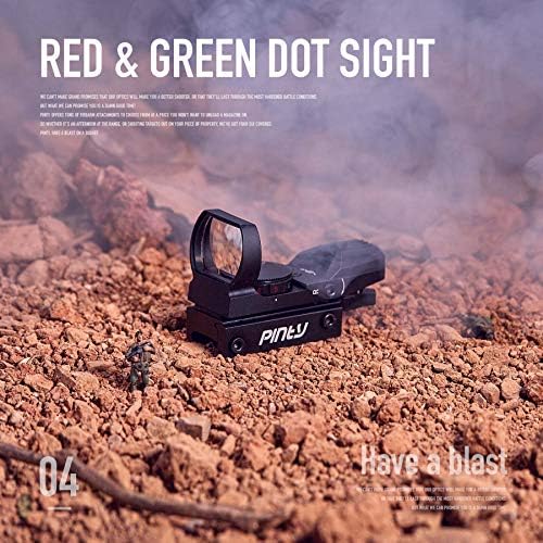 Crveno-Zelena Spot vid Refleksijska Taktički Optički ciljnik s 4 uzorcima Визира sa slobodnim vodiča 20 mm