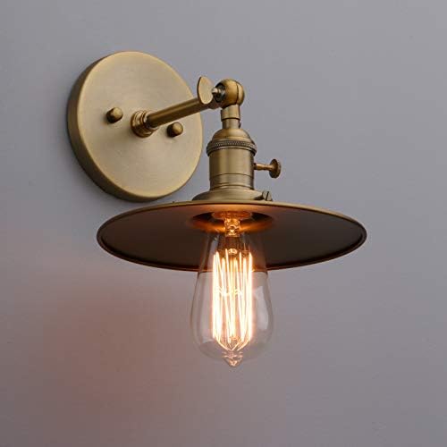 Industrijski Zidne lampe Phansthy 1-Svjetiljka s Antičkim Završiti Zidna Svjetiljka s Baldahinom 7,87 inča i