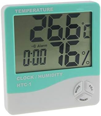 Sat za praćenje vremena °C/°F LCD Digitalni Termometar Hygrometer Mjerač vlage Alarmi U zatvorenom prostoru/Na