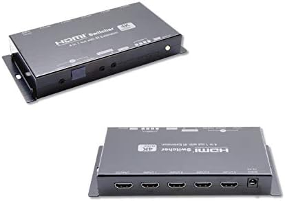 Ugrađeni HDMI switch i IC-repeater Combo-4 porta, 4K, prekidač HDMI 2.0-(4 cm x 1 izlaz) s upravljanjem IC-uređaj,
