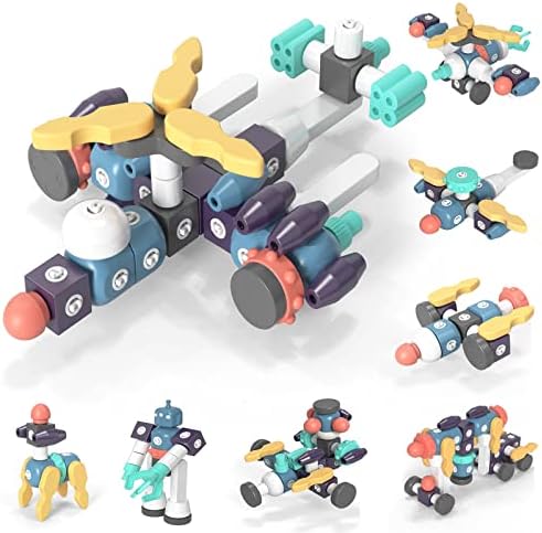 Matične gradivni blokovi Igračke-85 kom. u Razvoju Edukativne igračke-Set modela svemirskih zrakoplova-robote
