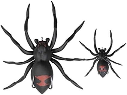 Lunkerhunt Phantom Spider – Riblja mamac bez korova s realan dizajn, teži ¼ unce, Dužina 2 cm
