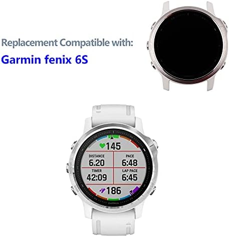 LCD zaslon SWARK Kompatibilan sa smart satima Fenix 6S Multisport GPS (bijelo), Zamjena Zaslona Osjetljivog