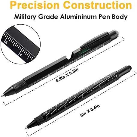 Višenamjenski olovke olovka ATDIAG 2 kom. - Aluminijska traka/Odvijač/Led/Razina/Otvarač za boce/Olovka zaslon
