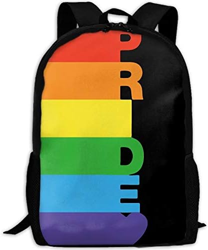 Gay-Pride Duga Biseksualan Jedinstvena Podne Torba Na Ramenima Tkanina Višenamjenski Ruksak Naprtnjače Za Odrasle