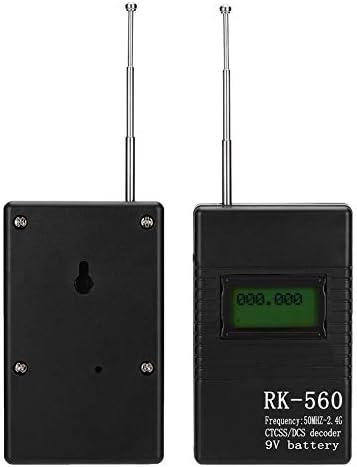 RK560 50 Mhz-2,4 Ghz Mini-radio-frequency mjerač sa dekoder CTCSS/DCS,Prijenosni Prijenosni radio-frequency