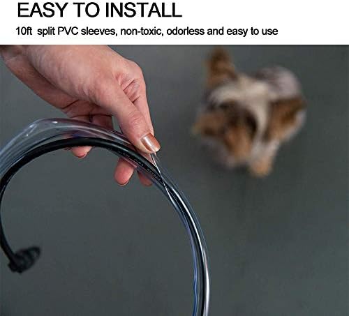 Zaštita kabela WEDAWN za pse i mačke, Fleksibilan kabel za kućne ljubimce Debljine 10 metara/ 2 mm, za Kabel,