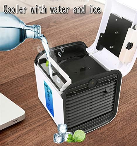 Osobno Испарительный mini-hladnjak Prijenosni mini klima-uređaj 3в1,sa 3 brzine i 7 bojama led night light za
