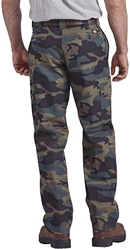 Muške hlače-teretni Dickies s konvencionalnim direktni mek саржей