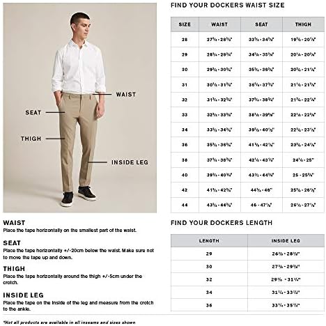 Muške hlače Dockers classic cut za radnog dana kaki Smart 360 FLEX (Standardne , velike i visoke)