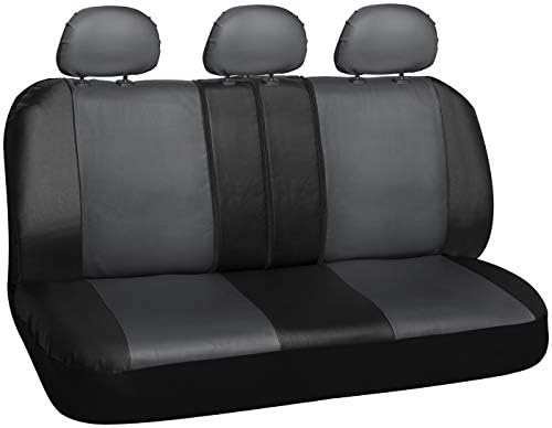 Torbica za sjedalo automobila OxGord - Umjetna koža Bež boje sa niskim kantu sprijeda i Zajedničkoj klupe 50-50