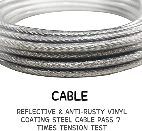 Šareni Reflektirajućim kabel EVERBRIT za Super Psi težine do 250 kg, 30 Metara, s защелкивающимся sigurnosnom