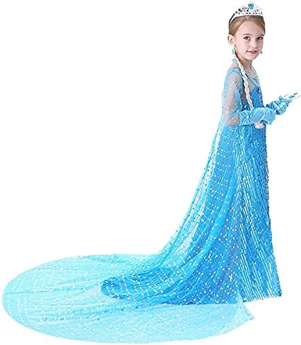 Najbolji Kostim Princeze za djevojčice - Luksuzno haljina sa šljokicama na Dan Rođenja za djevojčice 2-10 godina