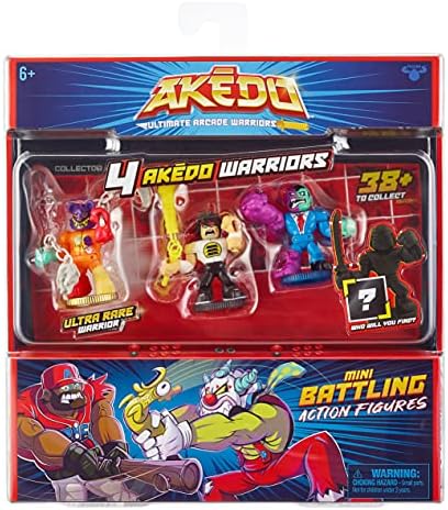 Arkadne ratnici Akedo Ultimate - Starter paket i Set za prikupljanje Ratnika - Mini-Borbe figurice - Spreman