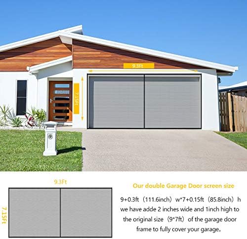 Ekran garažnih vrata za jedan stroj Garažna vrata 9х7 metara,Zavjesa, za teške uvjete rada za garažna vrata,Vrata