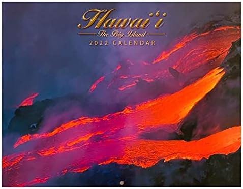 Havaji Longa 2022 Havajski kalendar za dvanaest mjeseci (Hawaii - Big island)