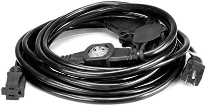 Kabel za napajanje Hosa, 6 X NEMA 5-15R - NEMA 5-15P, AWG 12 x 3 OFC, 50 metara